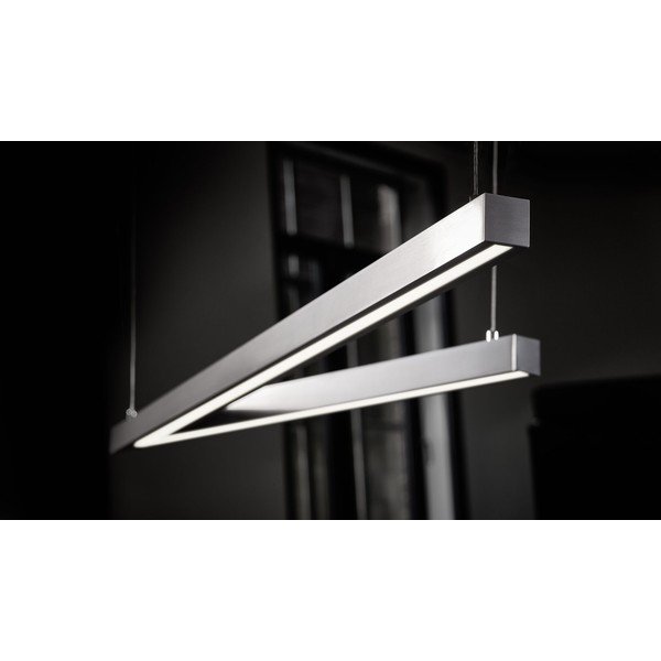 Hall LED rippvalgusti hääljuhtimise/mobiilirakenduse juhtimisega, metallist varjuga Cicanto - CINQUE-image-2