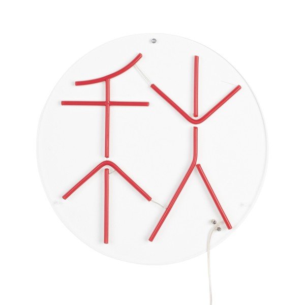 Punane LED neoonvalgusti seinakaunistus Sya - Dutchbone