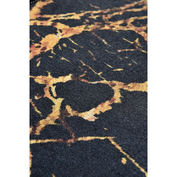 Must/kuldne vannitoamatt 60x40 cm Goldes - Foutastic-image-2