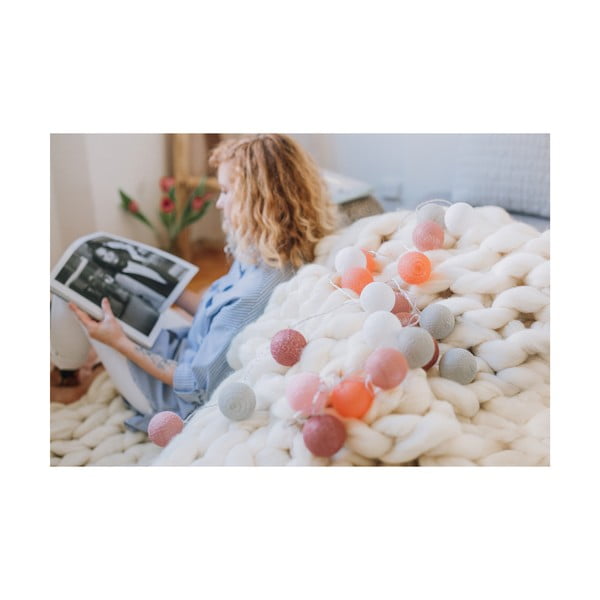 Valge valguskett LED-pirnidega , 30 valgustit - LUKKA-image-3