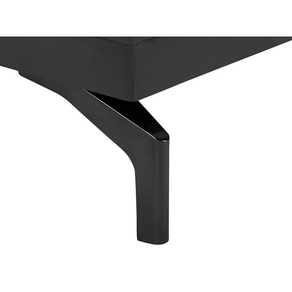 Tmavě šedé křeslo s podnožím v černé barvě Windsor & Co Sofas Jupiter-image-4