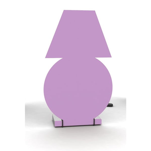 Růžová stolní lampa Caoscreo Lampadi
