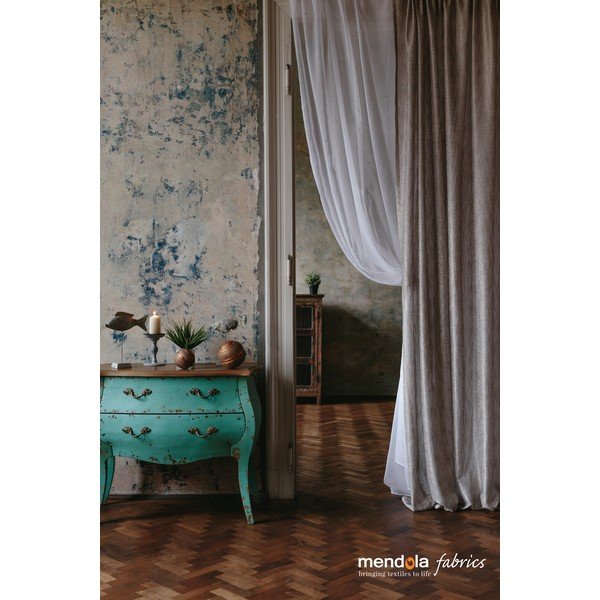 Valge kardin 140x260 cm Michelle - Mendola Fabrics-image-4