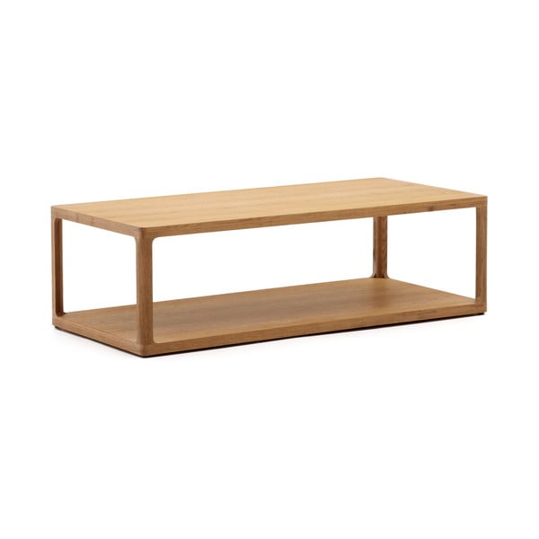 Tammedekooriga diivanilaud 65x140 cm Maymai - Kave Home-image-2