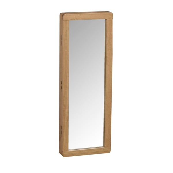 Looduslik tammepuust peegliga võtmekapp Metro - Rowico-image-2