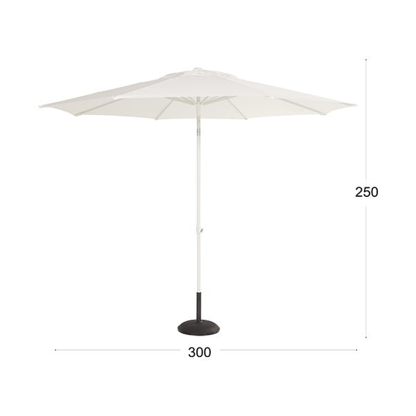 Béžový slunečník Hartman, ø 300 cm-image-1