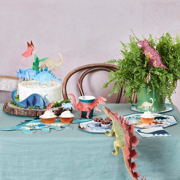 Paberist vormid 24tk komplektis Dinosaur Kingdom - Meri Meri-image-1