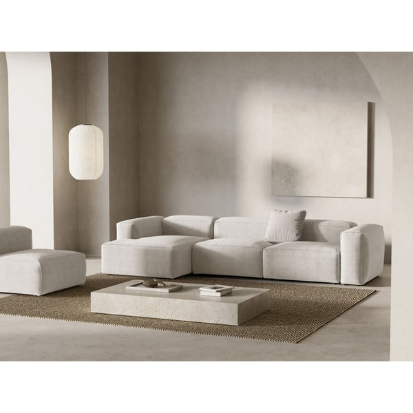  Beež manšettriidest nurgadiivan (vasaku nurgaga / lesoga) Bergamo – Cosmopolitan Design-image-1