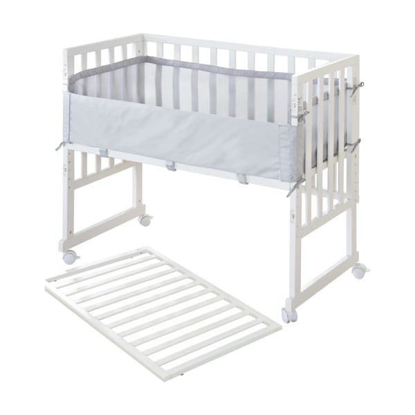 Valge võrevoodi 90x45 cm - Roba-image-1