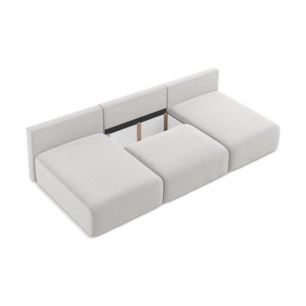 Helehall sametdiivanvoodi/panipaigaga nurgadiivan (U-kujuline) Kalena - Makamii-image-4