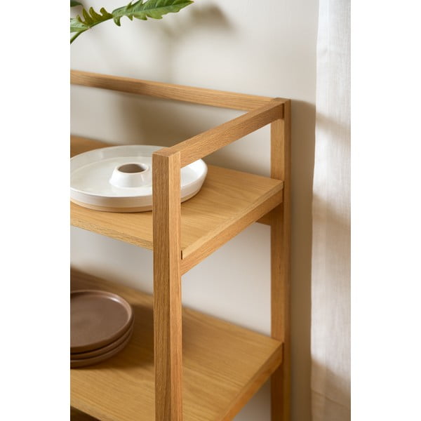 Tammespoonist raamaturiiul 80x93x40 cm Ludza - Actona-image-3