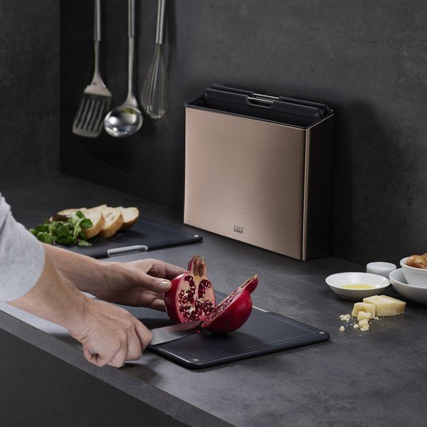 Lõikelaudade komplekt 4tk koos hoidjaga 7x35,5 cm Folio - Joseph Joseph-image-1