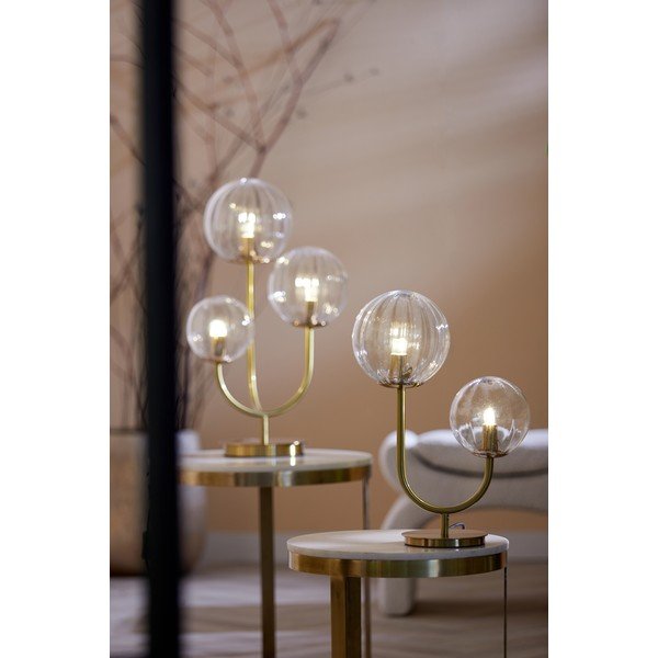 Kuldne laualamp (kõrgus 43 cm) Magdala - Light & Living-image-1