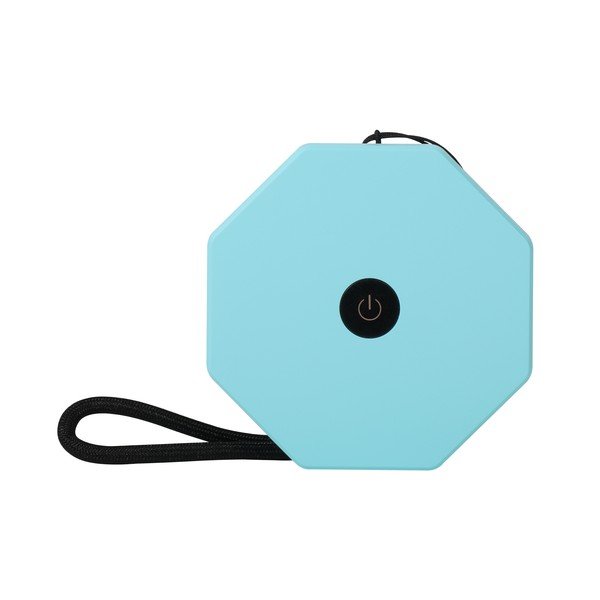 Valge/türkiissinine kaasaskantav USB-valgusti ø 8 cm Twist - Gingko