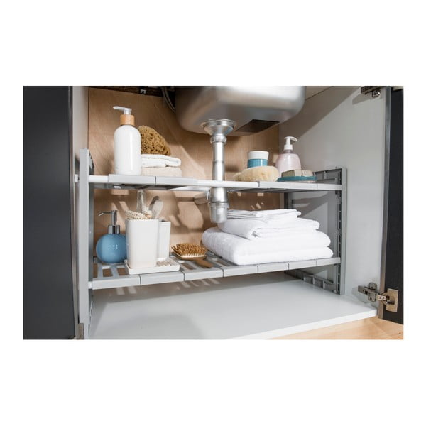 Reguleeritava laiusega laiendatav riiul kapi jaoks valamu all - Compactor-image-4