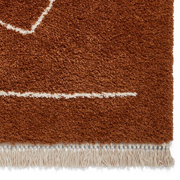 Terrakottapunane vaip , 160 x 220 cm Boho - Think Rugs-image-4