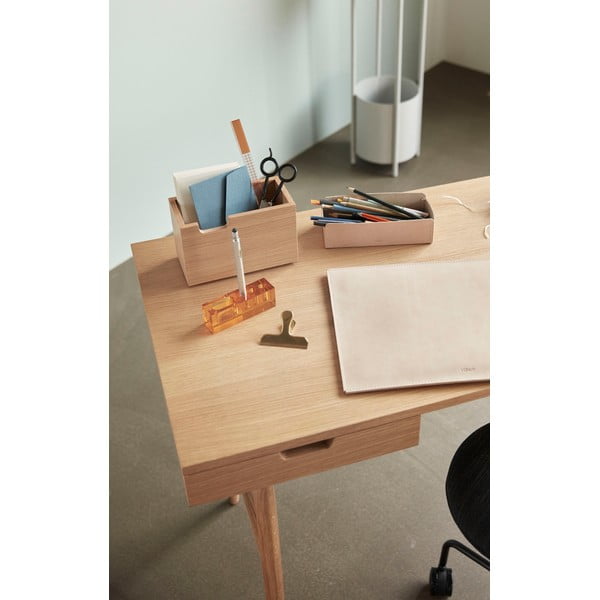 Nahast organisaator kirjatarvete jaoks Studio - Hübsch-image-1