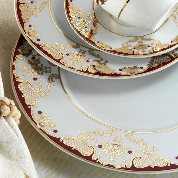 59dílná sada porcelánového nádobí Kutahya Lucembourg-image-1