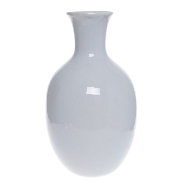 Šedá keramická váza EwaxTulip, výška 35 cm