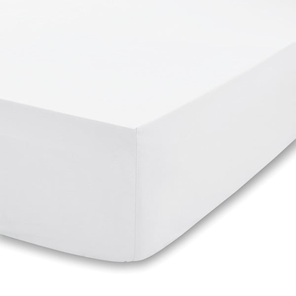 Valge kummiga voodilina 135x190 cm - Bianca