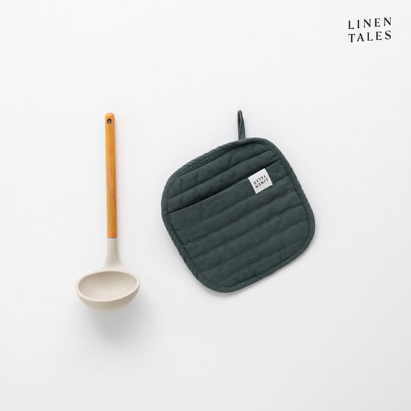 Linane pajalapp Forest Green - Linen Tales