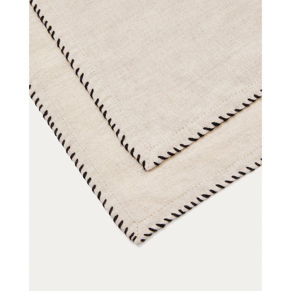 Kangast lauamatid 2 tk komplektis 30x50 cm Sanpola – Kave Home-image-1