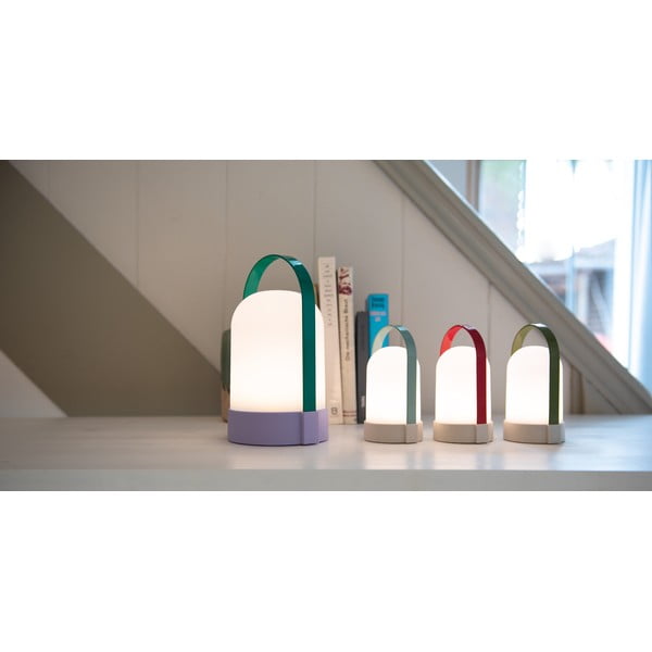 Valge LED dimmerdatav laualamp (kõrgus 15 cm) Uri - Remember-image-2