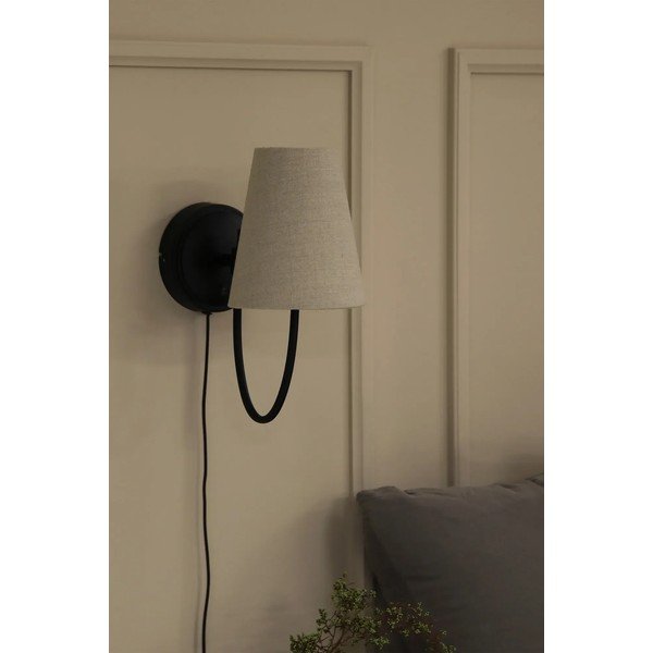 Must/beež seinavalgusti pistikupesale Amar - Markslöjd-image-3