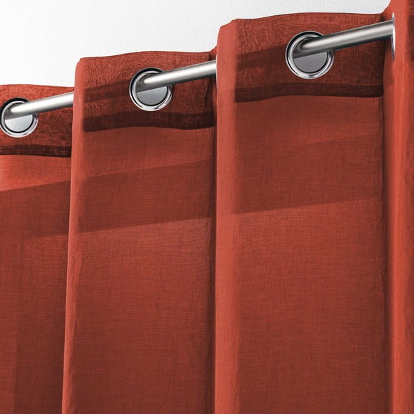 Punane kardin 140x240 cm Telma - douceur d'intérieur-image-1