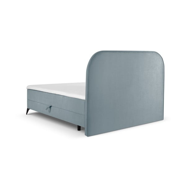 Helesinine boxspring-voodi koos hoiualusega 180x200 cm Eclipse - Cosmopolitan Design-image-3