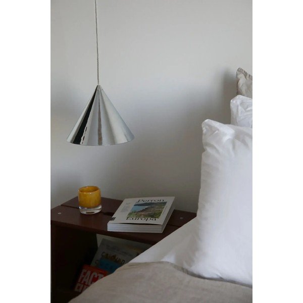 Hõbedane metallist ripplamp metallist lambivarjuga, läbimõõduga 19 cm Tip - Markslöjd-image-2