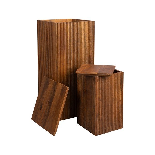 Puidust lillealused 2tk komplektis (kõrgus 80 cm) Ribble - Dutchbone-image-2