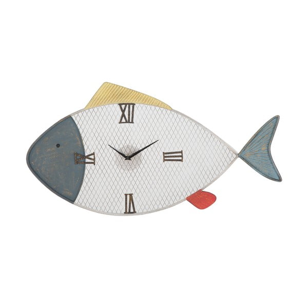 Nástěnné hodiny Mauro Ferretti Fish, 77 x 41 cm