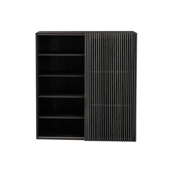 Must esikukomplekt saarepuust dekooriga 110x120x40 cm Sion - Jotex-image-4
