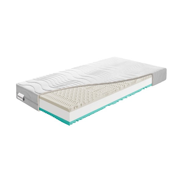 Kõva/keskmine kahepoolne poroloonmadrats 100x200 cm Visco Comfort - BENAB-image-2