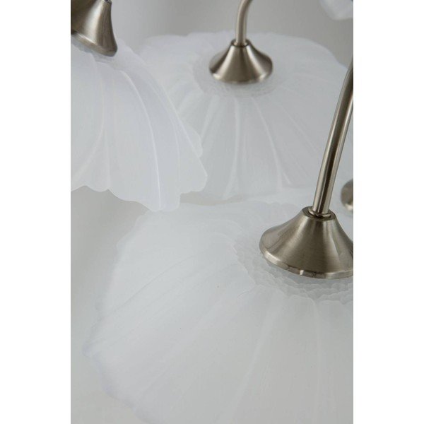 Matt-hõbedane klaasist hämardatav ripplamp, läbimõõduga 70 cm Nugget - Jotex-image-4