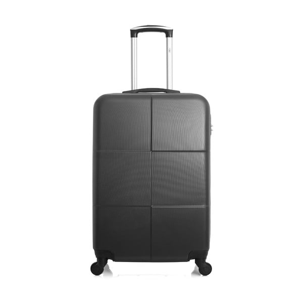 Tmavě šedý cestovní kufr ve na kolečkách Hero Coronado, 61 l