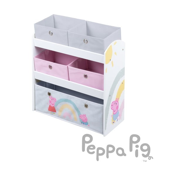 Laste mänguasjade organisaator 63,5x29,5x67 cm Peppa Pig - Roba-image-1
