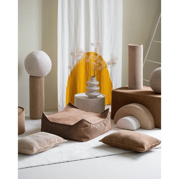 Helepruun velvetist laste diivanipadi Roll - Wigiwama-image-3