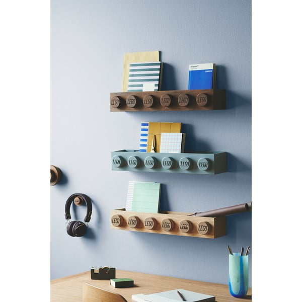 Tammepuidust valmistatud laste seinariiul Wood - LEGO®-image-3