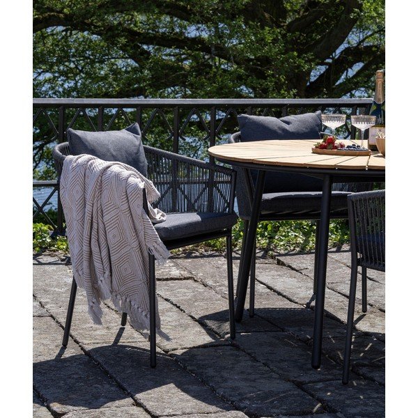 Tumehall metallist-polsterdatud aiatool - House Nordic-image-1