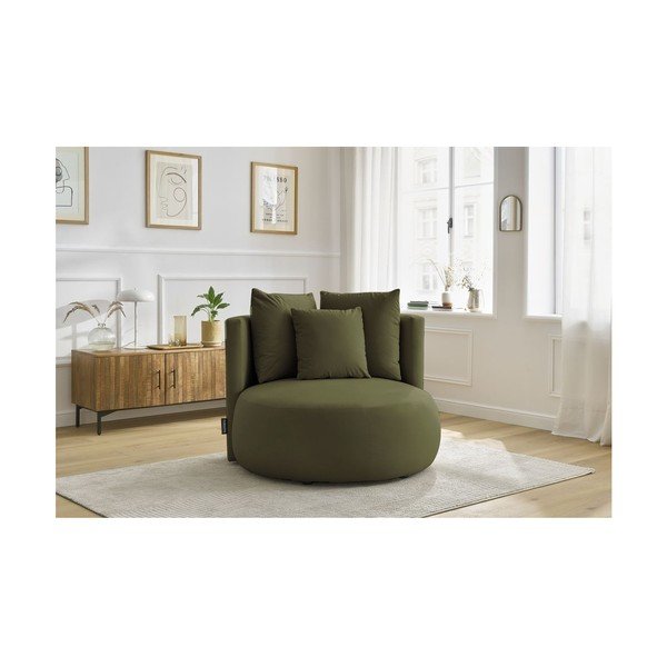 Roheline sametist tool Cesar - Bobochic Paris-image-1