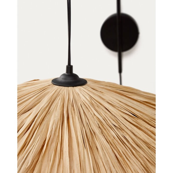 Must-puiduvärvi seinavalgusti Rosella - Kave Home-image-1