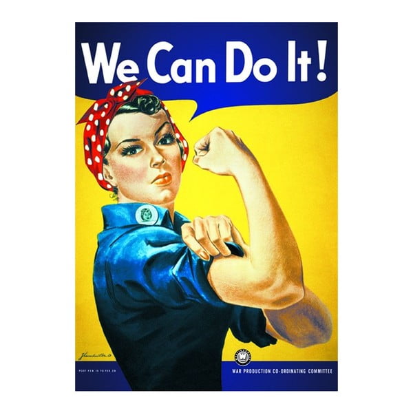 Plakát We Can Do It, 61x91 cm