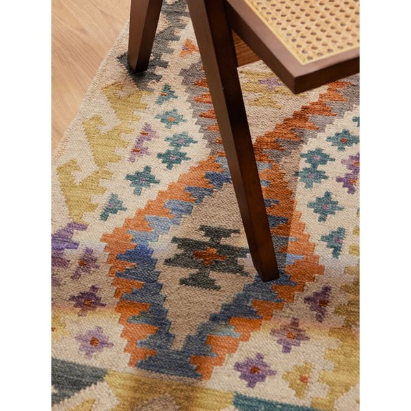 Käsitsi kootud kahepoolne villane vaip 60x190 cm Kamal Oasis - Nouristan-image-3