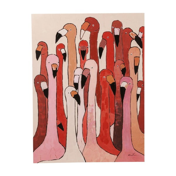 Maal, 120 x 90 cm Flamingo Meeting - Kare Design