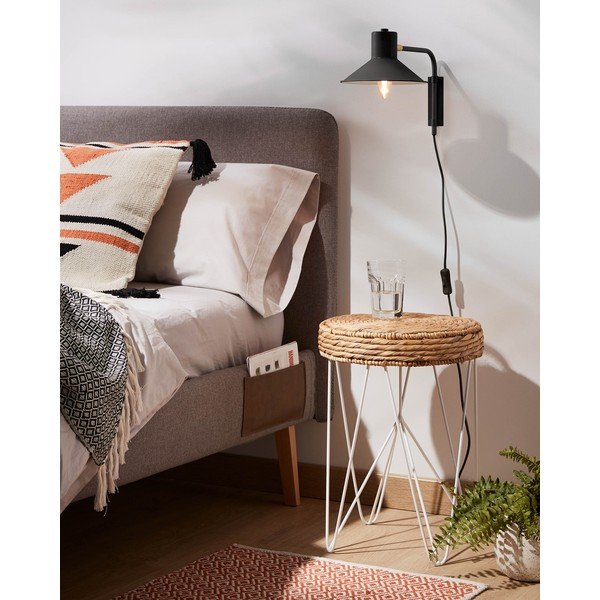 Must seinavalgusti ø 20 cm Aria - Kave Home-image-1