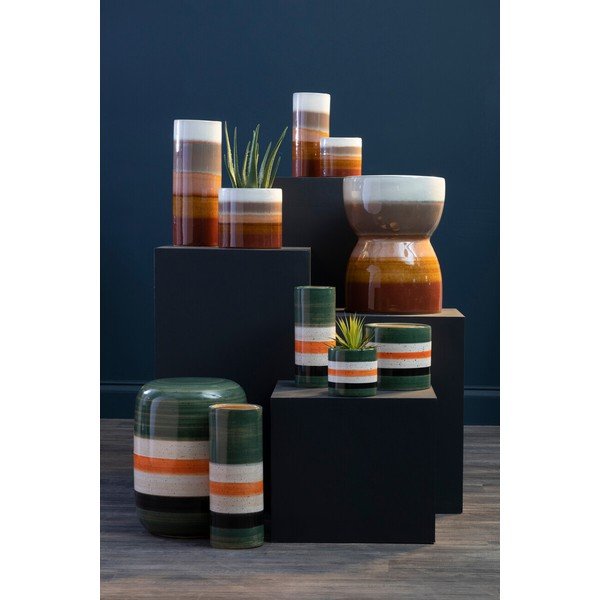 Béžovo-hnědý květináč z kameniny Premier Housewares Sorrell, ø 20 cm-image-1