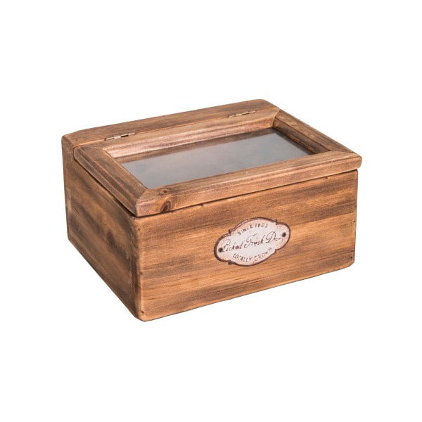 Dřevěná krabice na čaj Antic Line