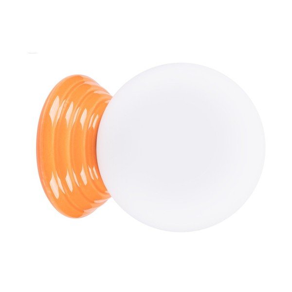 Oranž keraamiline seinalamp ø 12 cm Farsa - Sollux